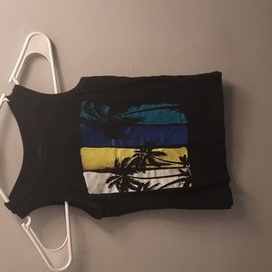 Boys palm tree tank top